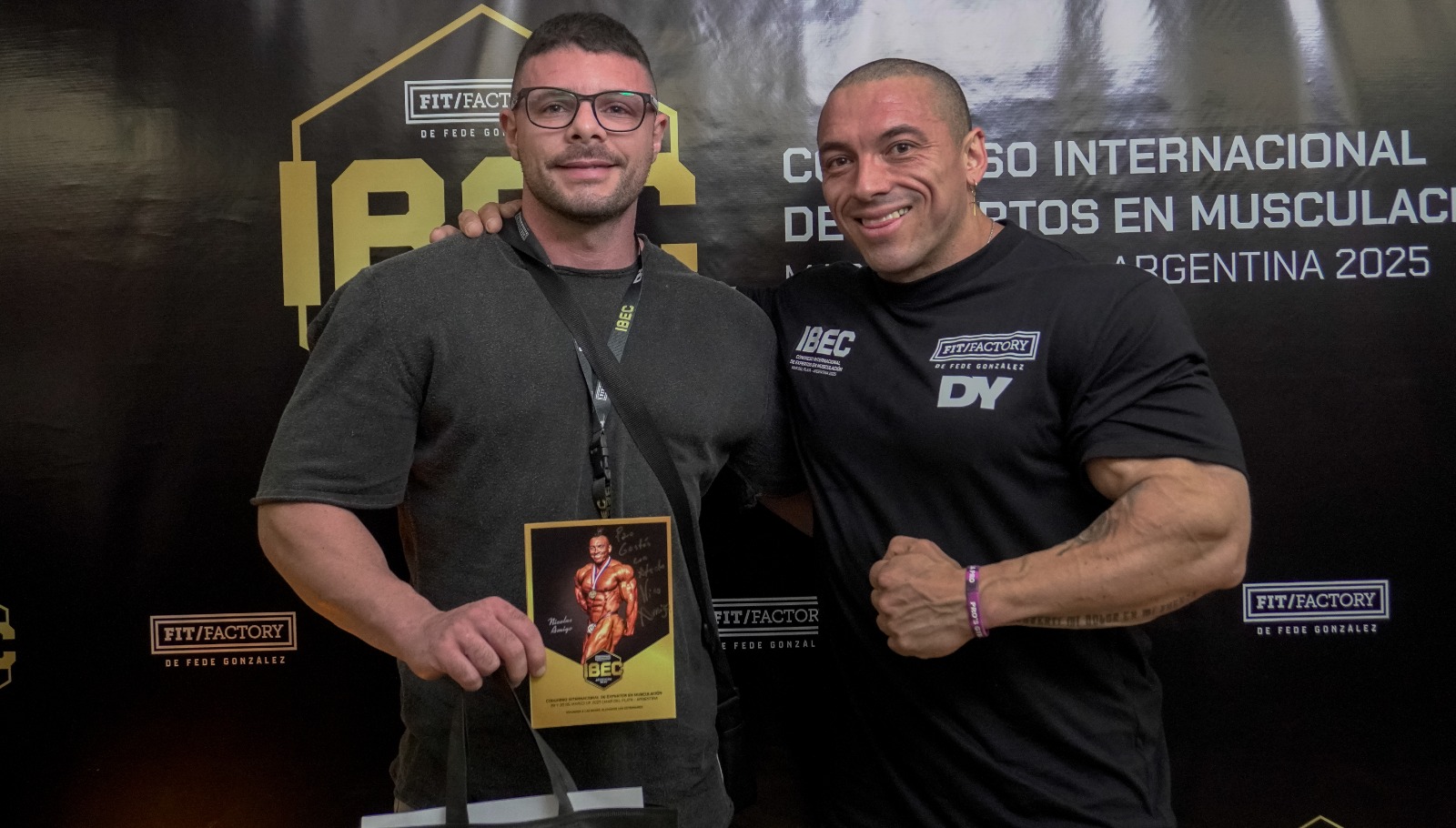 Junto a Nicolas Amigo. CONGRESO INTERNACIONAL DE EXPERTOS EN MUSCULACIÓN - 2025